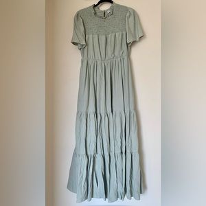 Beautiful green bridesmaid dress